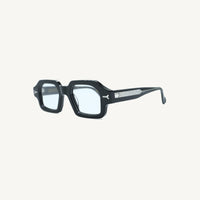 Lombia Erins Premium optical frame in black, side view