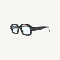 Lombia Erins Premium optical frame in tortoise, side view