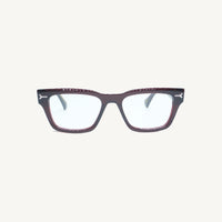Lombia Esihle optical frame in red, front view