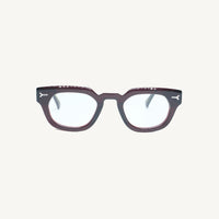 Lombia Londi optical frame in red, front view