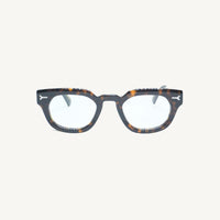 Lombia Londi optical frame in tortoise, front view