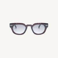 Lombia Londi sunglasses in red, front view