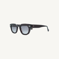 Lombia Londi sunglasses in red, side view
