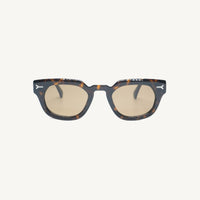 Lombia Londi sunglasses in tortoise, front view