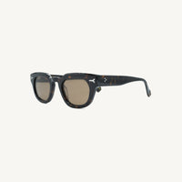 Lombia Londi sunglasses in tortoise, side view
