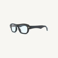 Lombia Manqoba optical frame in brown, side view
