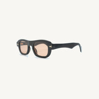 Lombia Manqoba sunglasses in brown, side view