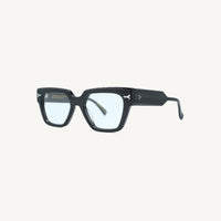 Lombia Michael optical frame in grey, side view