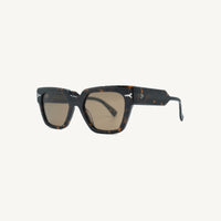 Lombia Michael sunglasses in tortoise, side view