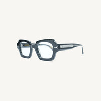 Lombia Ncedo Premium optical frame in black, side view