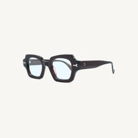 Lombia Ncedo Premium optical frame in red, side view
