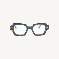 Lombia Ncedo Premium optical frame in tortoise, front view