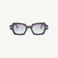 Lombia Ncedo Premium sunglasses in red, front view