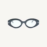 Lombia Okuhle optical frame in black, front view