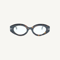 Lombia Okuhle optical frame in tortoise, front view