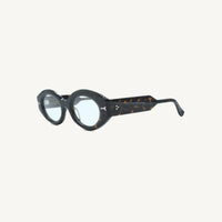 Lombia Okuhle optical frame in tortoise, side view