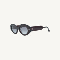 Lombia Okuhle sunglasses in red, side view