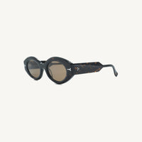 Lombia Okuhle sunglasses in tortoise, side view