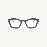 Lombia Ponido Premium optical frame in red, front view