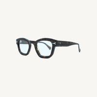 Lombia Ponido Premium optical frame in tortoise, side view