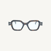 Lombia Pule optical frame in tortoise, front view