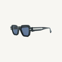 Lombia Pule sunglasses in black, side view