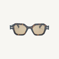 Lombia Pule sunglasses in tortoise, front view