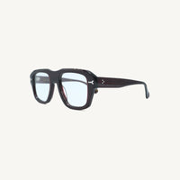 Lombia Wita optical frame in red, side view
